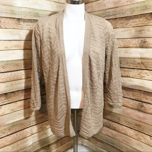 Croft & Barrow tan cardigan sweater